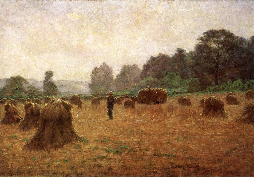 John Ottis Adams Wheat wain Afield